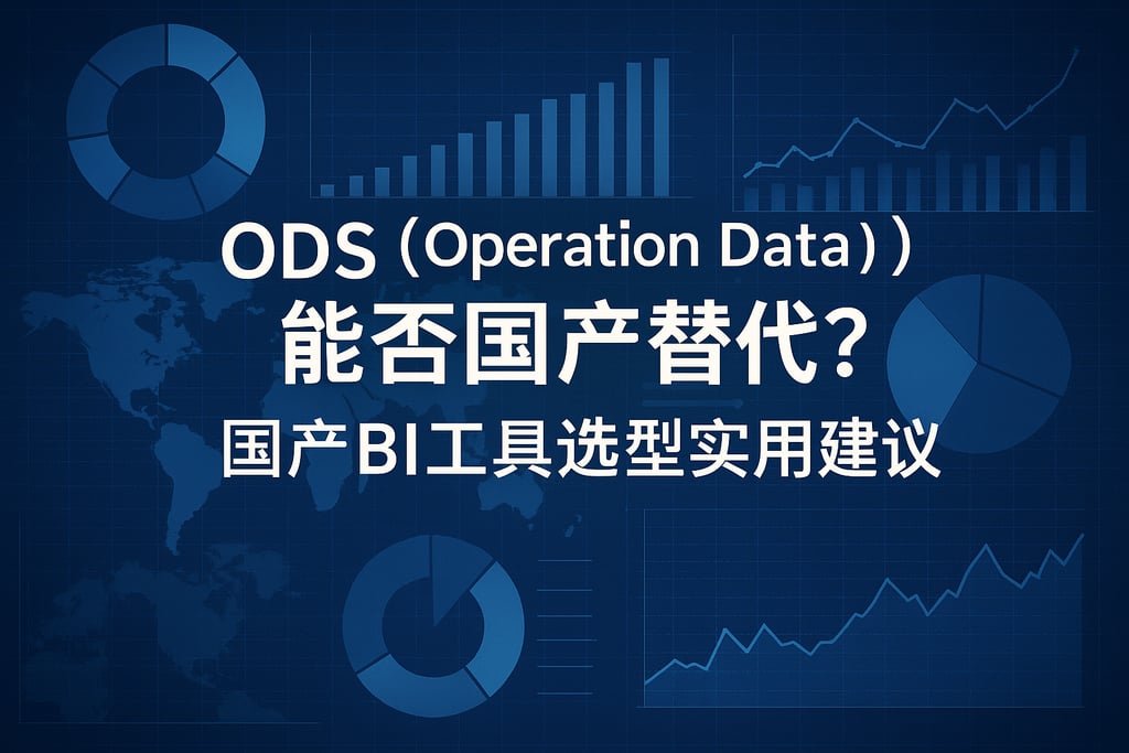 ods operation data能否国产替代？国产BI工具选型实用建议